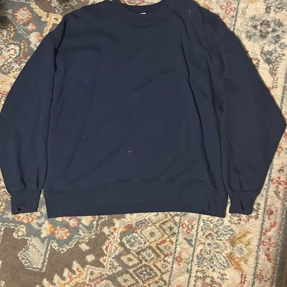 Men's Navy Sweater - Picture 1 of 1